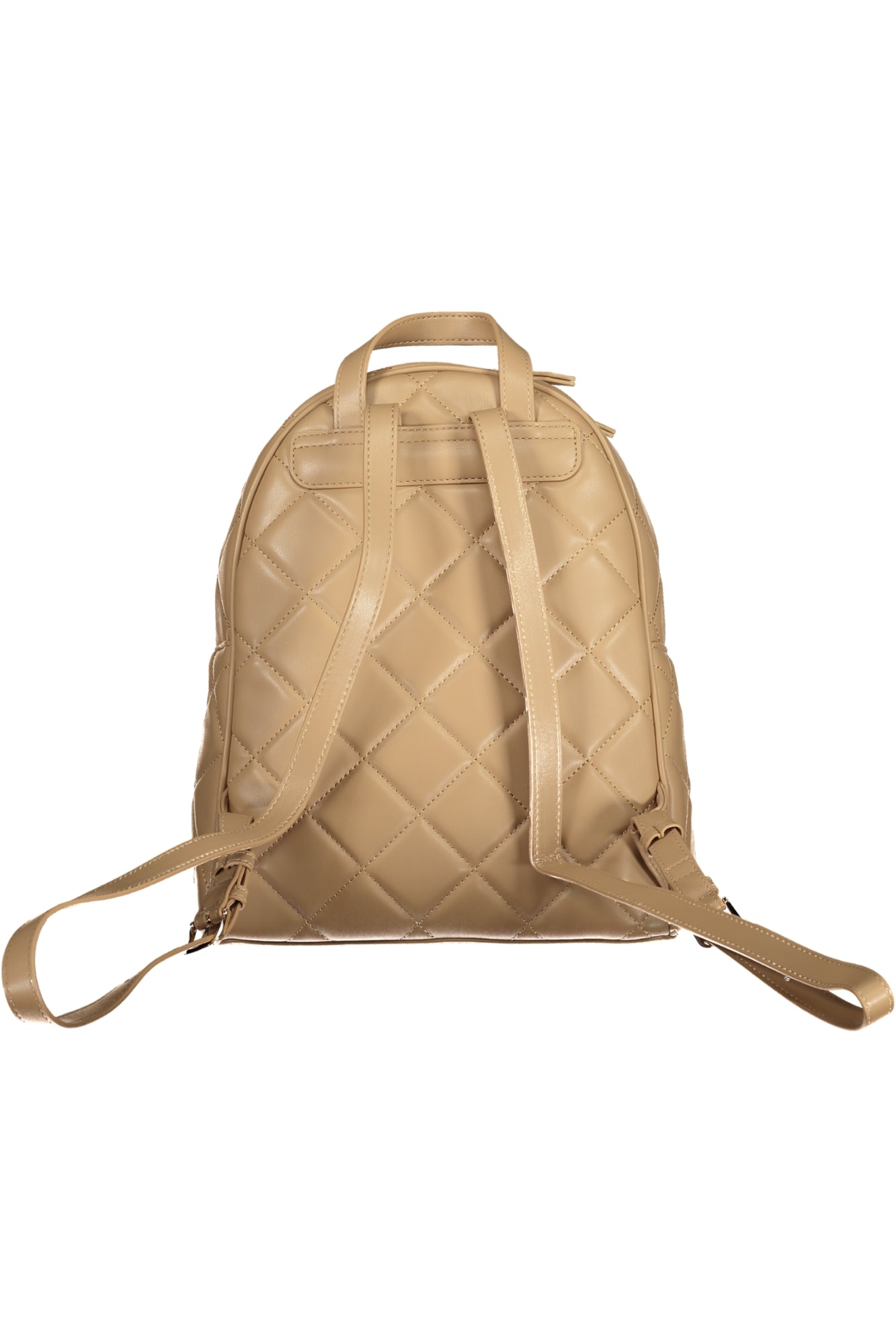 VBS51O07ADA_BEBEIGE – Eleganter Damenrucksack Beige mit Kontrastdetails und Logo – Größe: UNI – Farbe: Beige