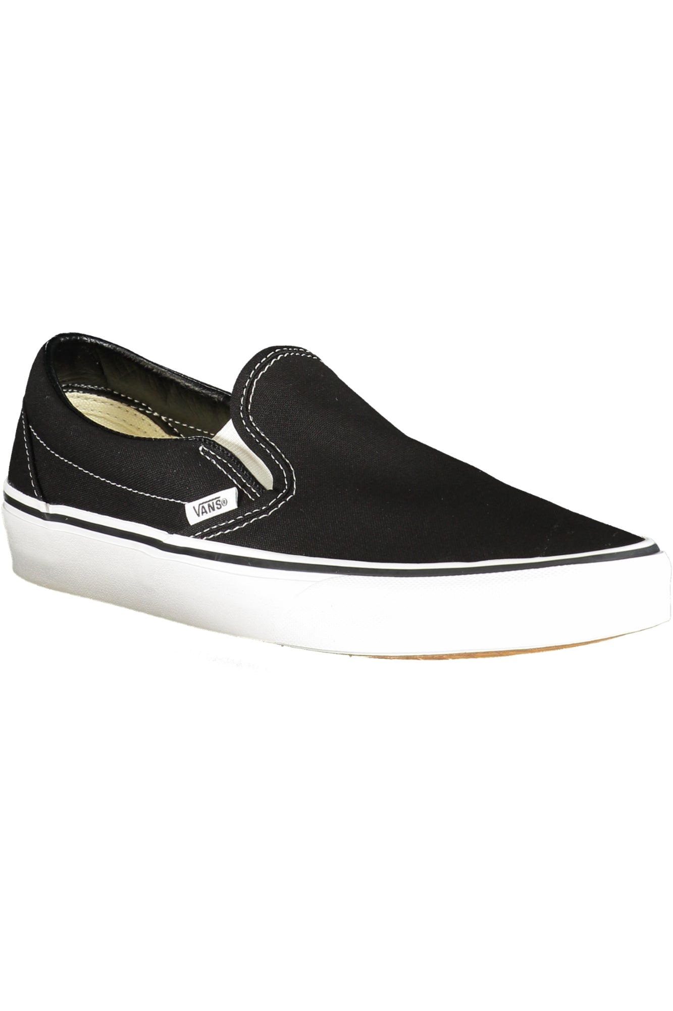 VN000EYEF_NEBLK – Klassischer Slip-On Damensportschuh in Schwarz mit Kontrastdetails – Größe: 36, 37, 38, 39, 40 – Farbe: Nero