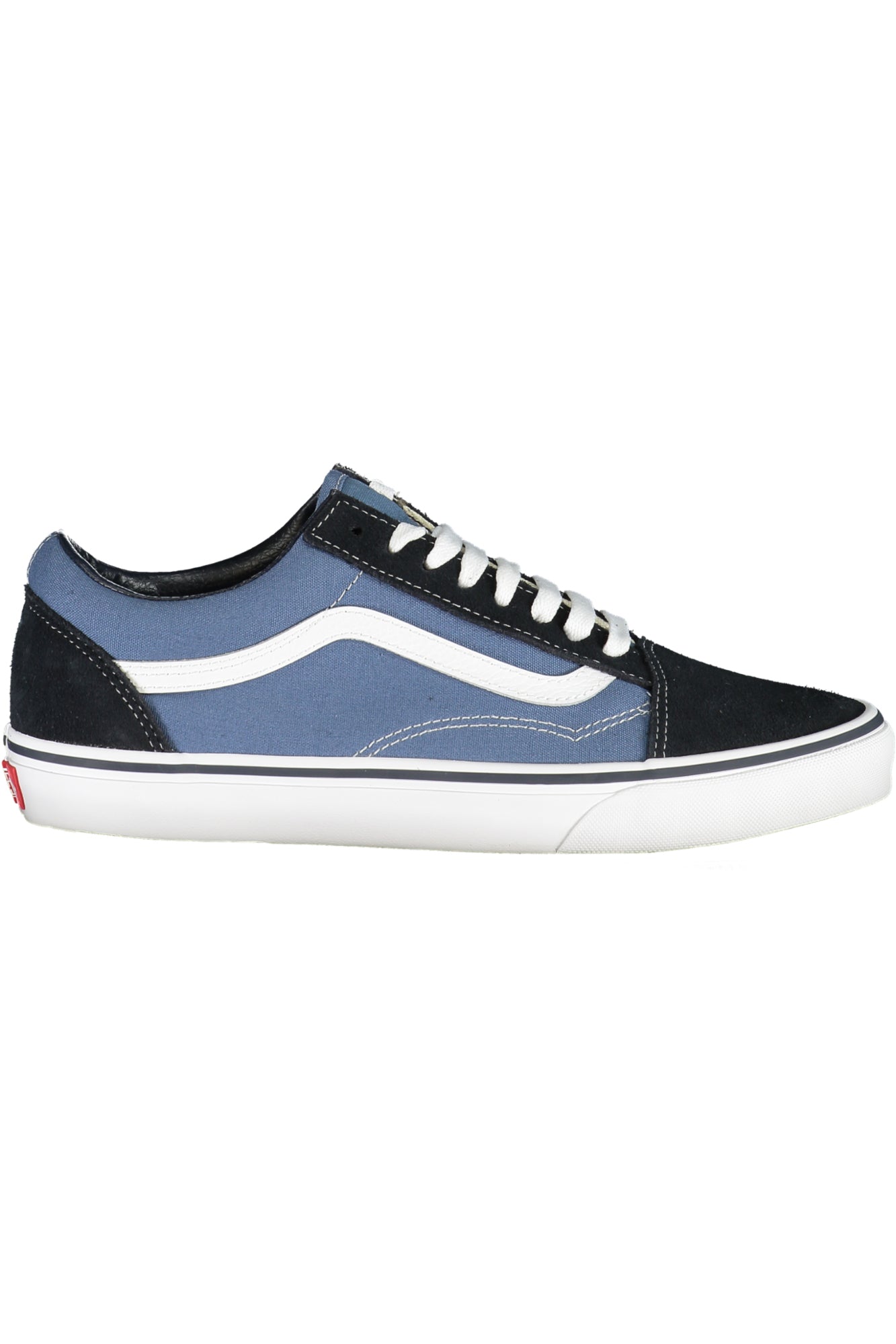 VN000D3H_BLNVY – Blauer Sportschuh für Herren mit Schnürsenkeln - Old Skool Style – Größe: 41, 42, 43, 44, 45, 46 – Farbe: Blu