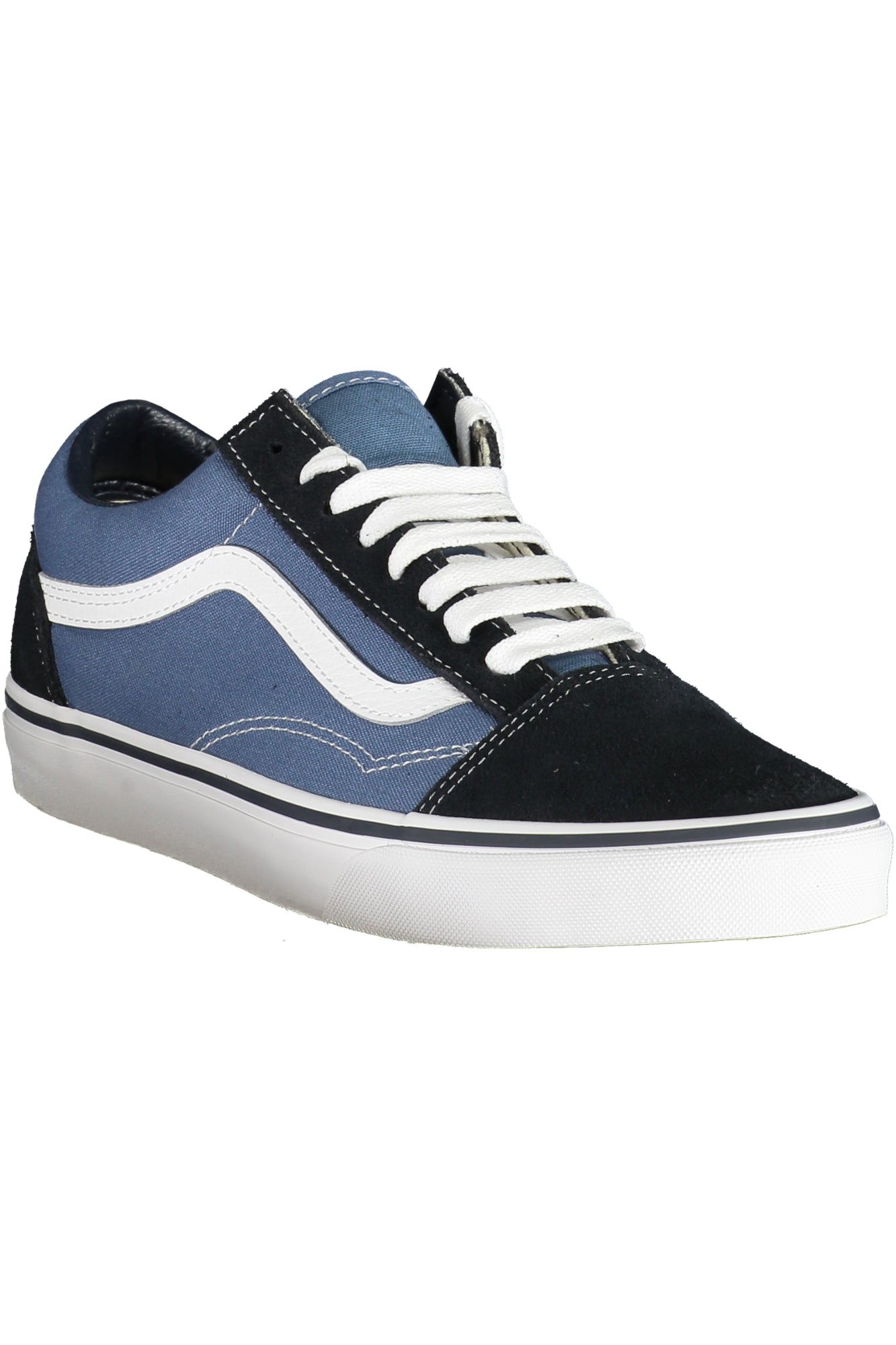 VN000D3H_BLNVY – Blauer Sportschuh für Herren mit Schnürsenkeln - Old Skool Style – Größe: 41, 42, 43, 44, 45, 46 – Farbe: Blu