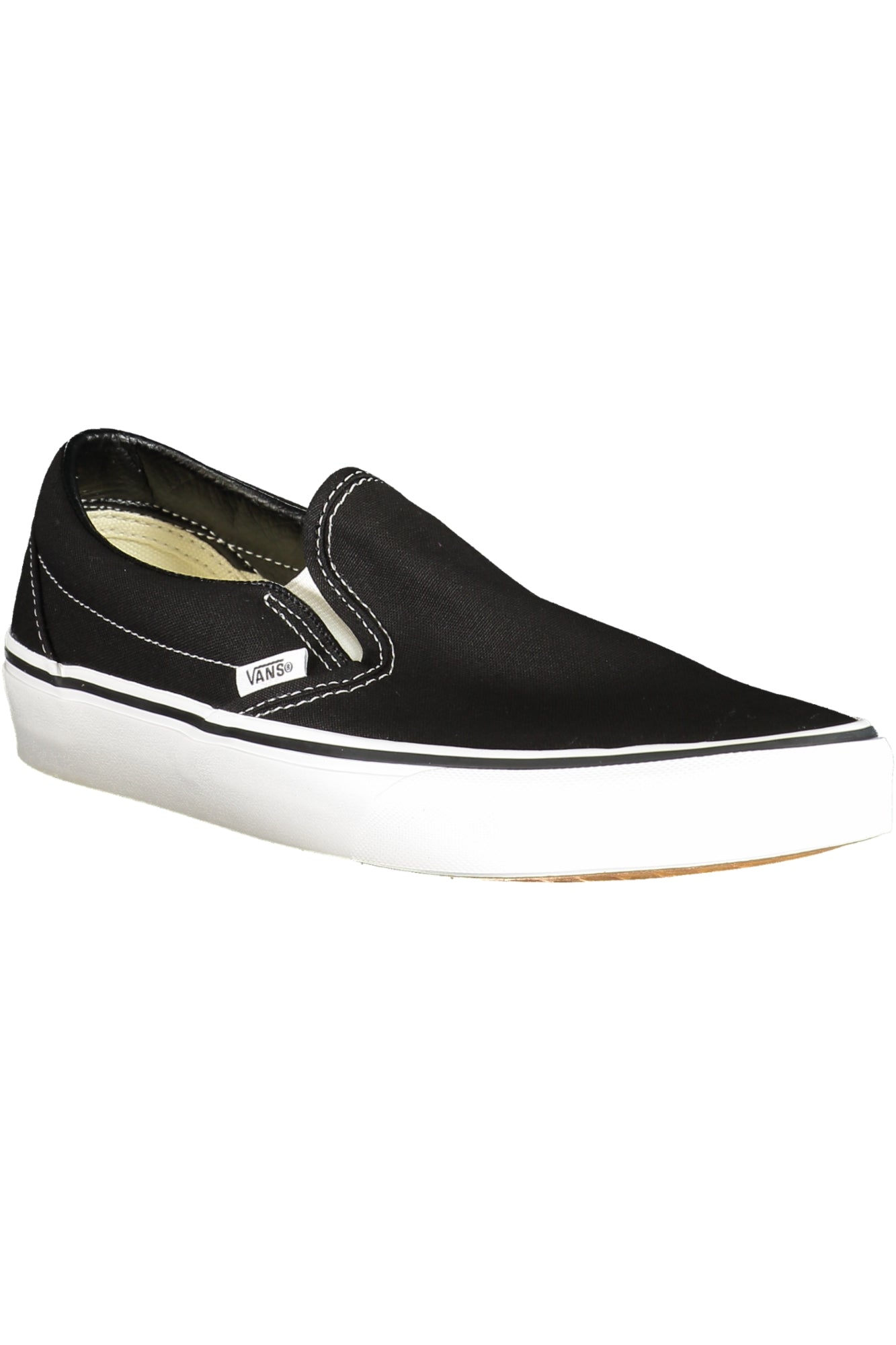 VN000EYE_NEBLK – Herren Slip-On Sportschuh in Schwarz mit Kontrastdetails – Größe: 41, 42, 43, 44, 45, 46 – Farbe: Nero