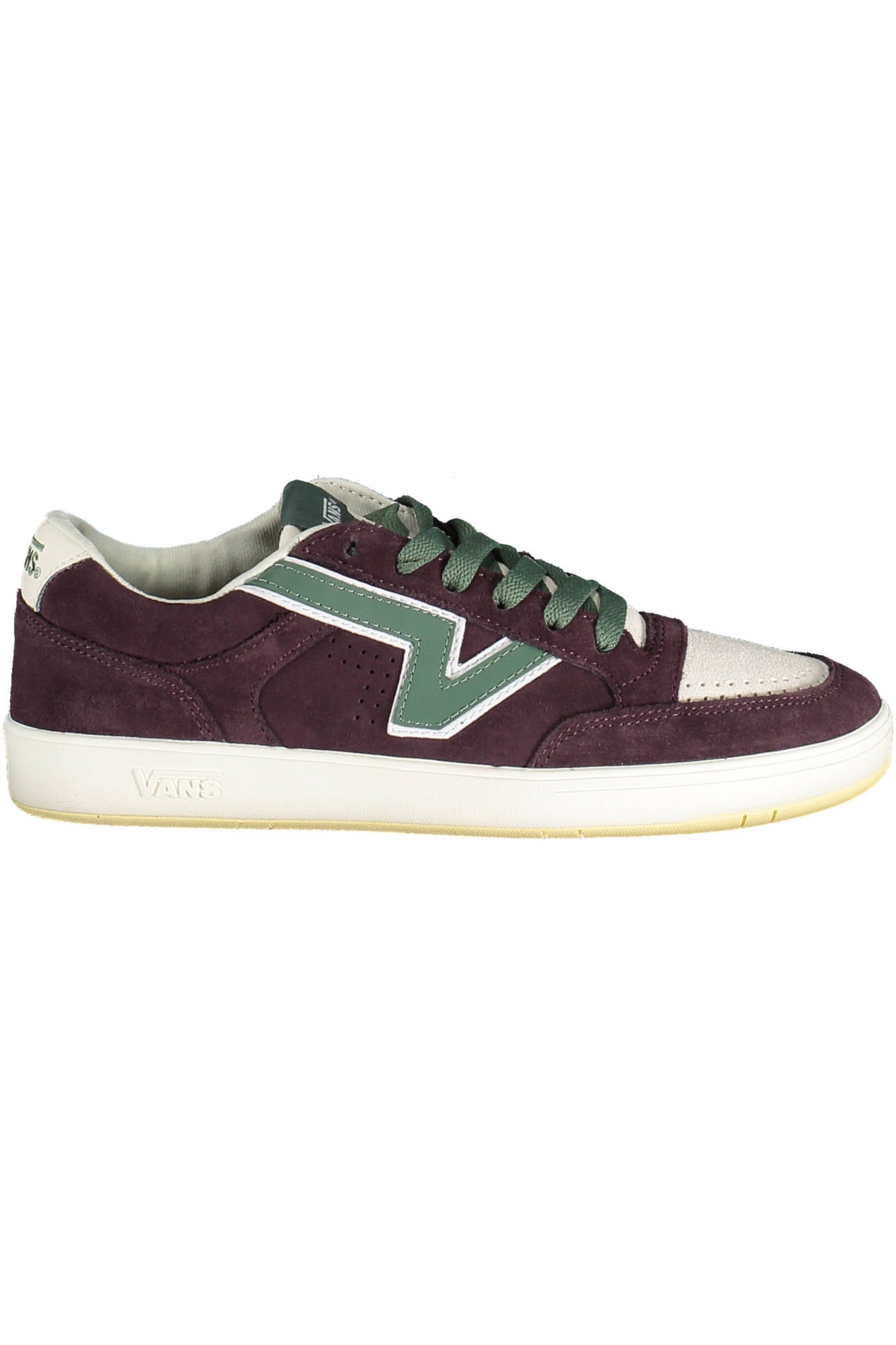 VN0A7TNL_VIOLA_YWN – Sportlicher Herren-Sneaker in Lila mit Kontrast-Schnürsenkeln – Größe: 40, 40 ½, 41, 42, 42 ½, 43, 44, 44 ½, 45, 47 – Farbe: Viola