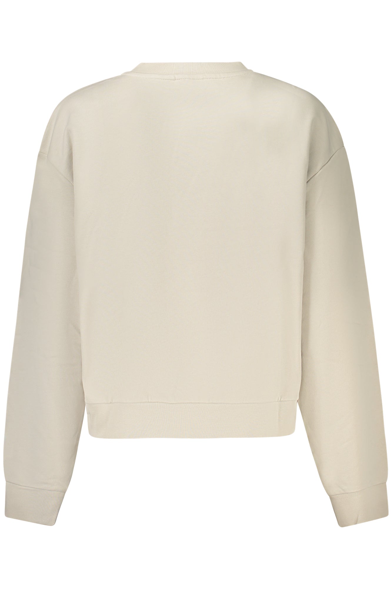 VN000RAM_BEEN9 – Stylisher Damenpullover: Beiges Langarm-Sweatshirt mit Stickerei – Größe: XS, S, M, L – Farbe: Beige