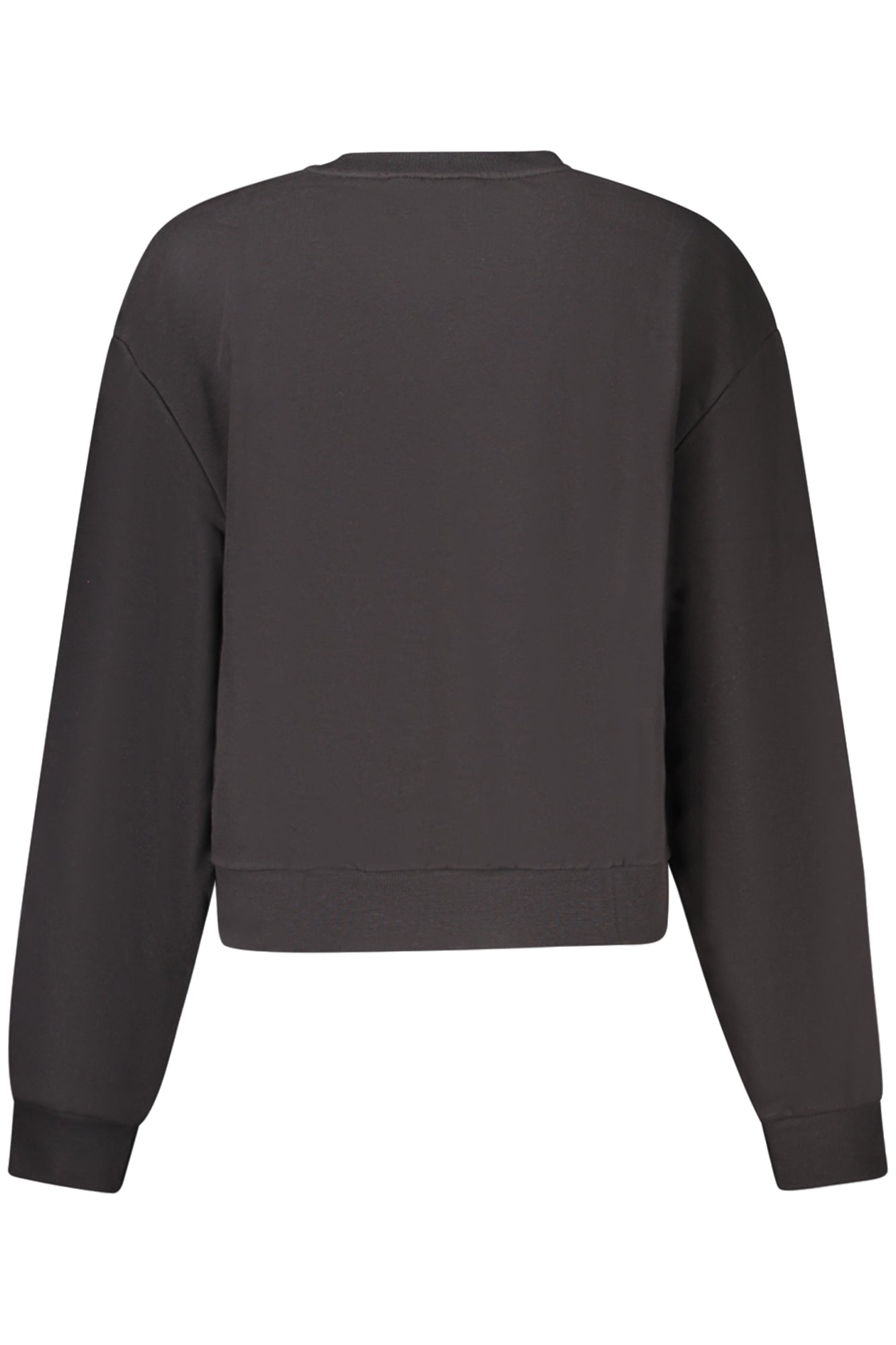 VN000RAM_NEBLK – Schwarzes Damen-Sweatshirt: Langarm, Rundhals, Stickerei-Detail – Größe: XS, S, M, L – Farbe: Nero