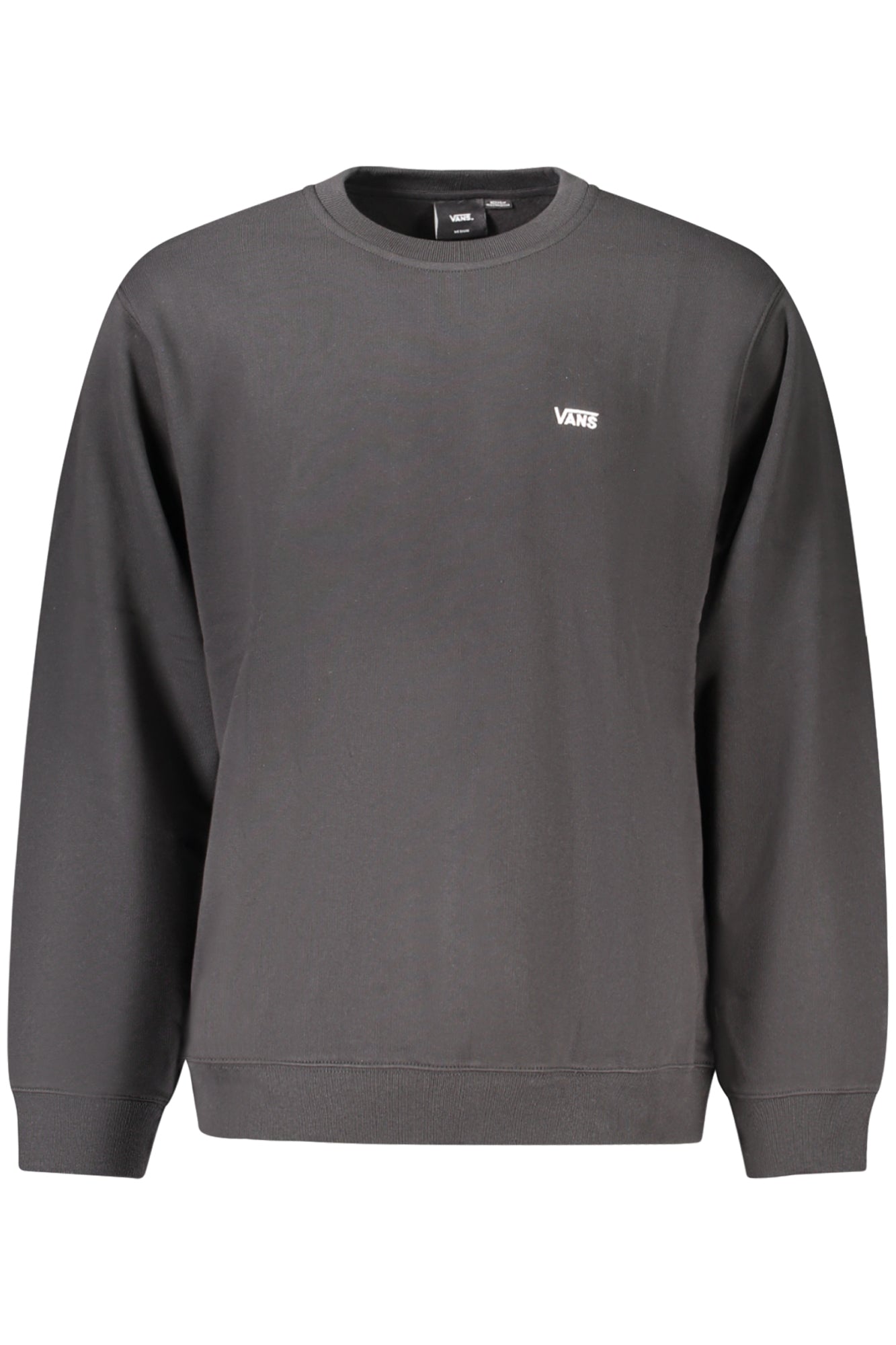 VN000P20_NEBLK – Herren Langarm-Sweatshirt Schwarz - Fleece, Rundhals, Stickerei – Größe: S, M, L, XL, 2XL – Farbe: Nero