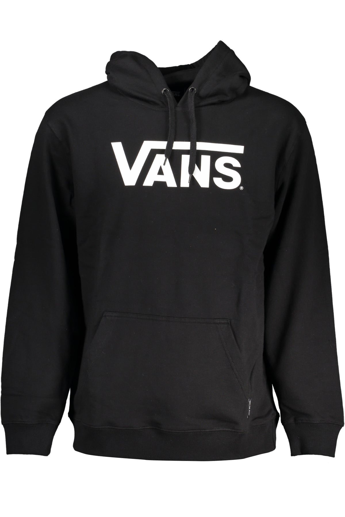VN0A7Y3X_NEBLK – Schwarzer Herren Fleece-Kapuzenpullover mit Tasche und Print-Design – Größe: S, M, L, XL – Farbe: Nero