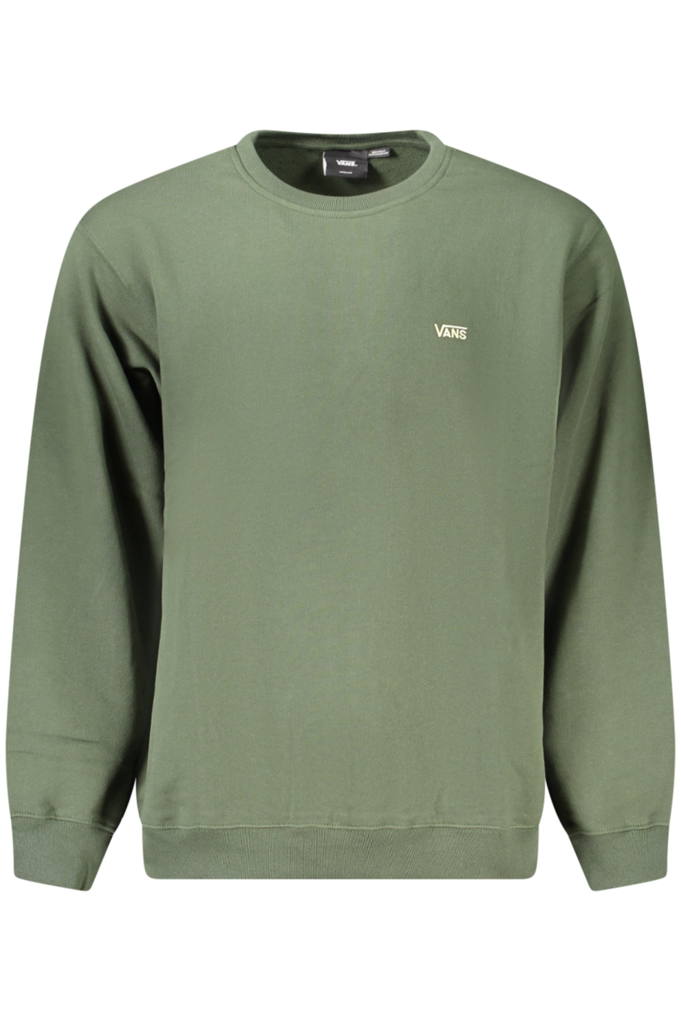 VN000P20_VEEMU – Grünes Herren-Sweatshirt: Langarm, gefüttert, mit Stickerei – Größe: S, M, L, XL, 2XL – Farbe: Verde