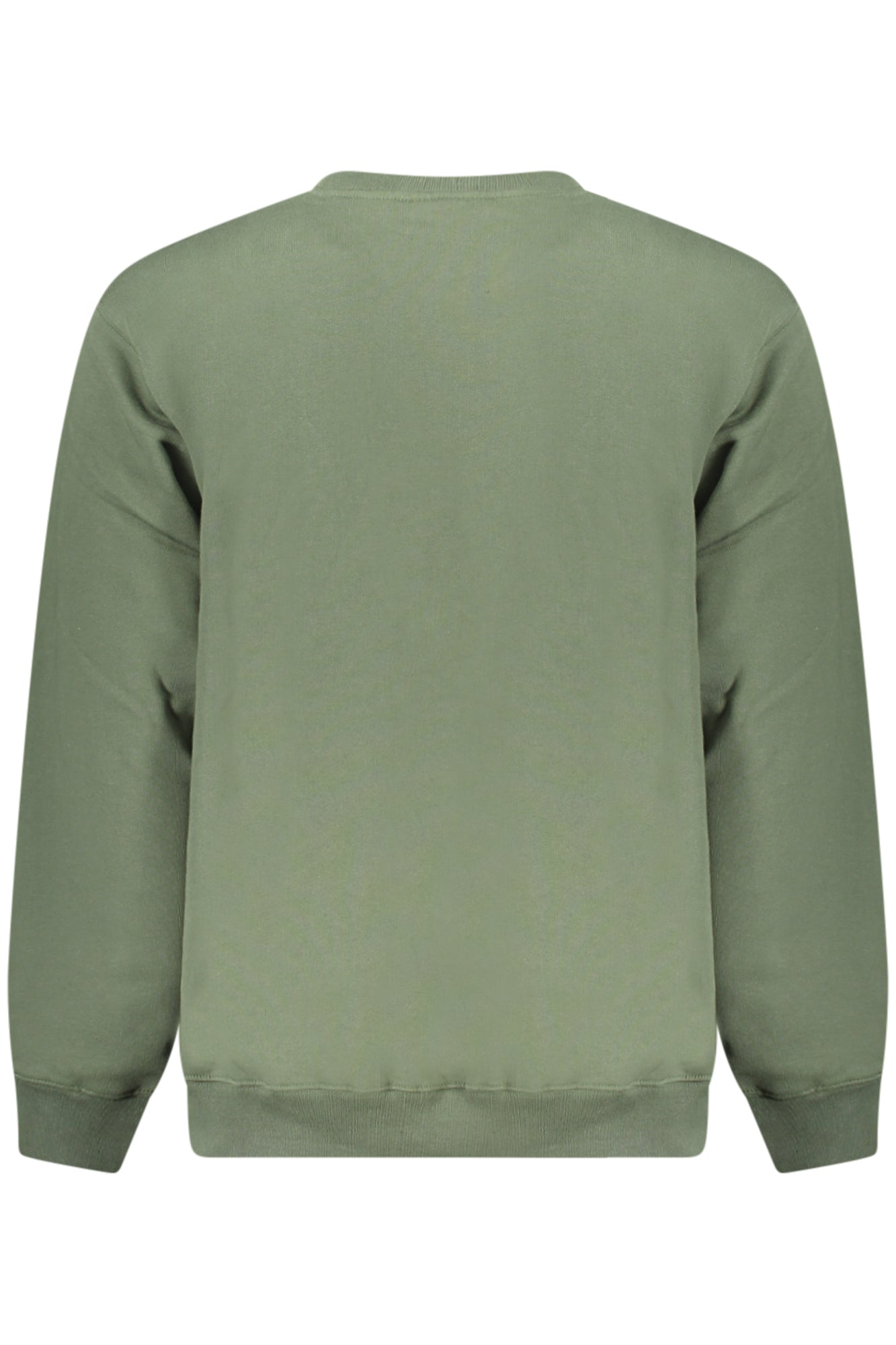 VN000P20_VEEMU – Grünes Herren-Sweatshirt: Langarm, gefüttert, mit Stickerei – Größe: S, M, L, XL, 2XL – Farbe: Verde