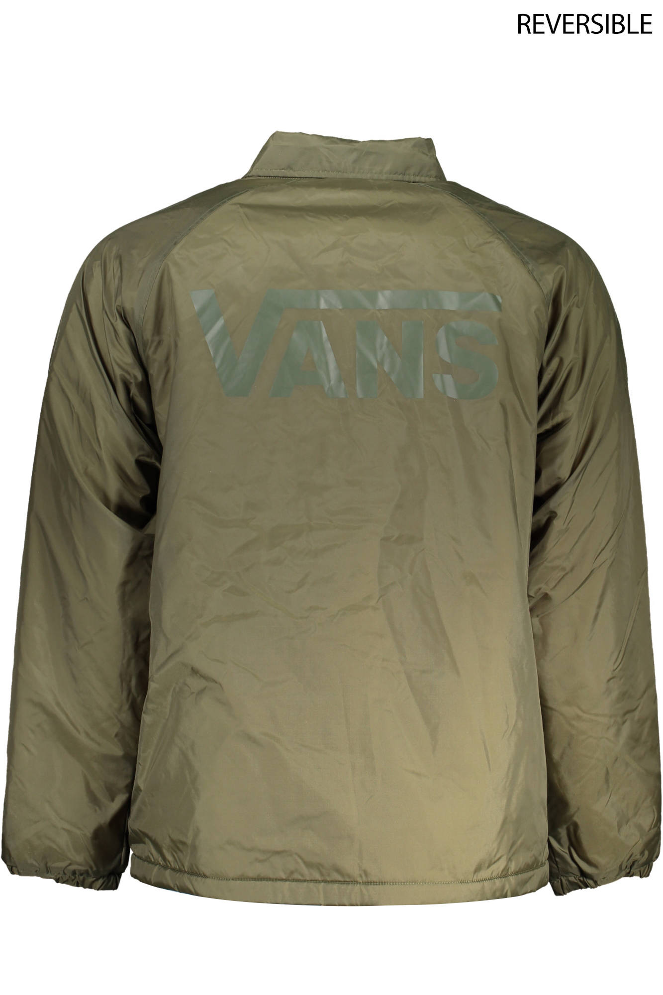 VN0A7SGF_VERDE_KC1 – Wendbare Herrenjacke: Wasserdicht, Grün/Weiß, Fleece-Design – Größe: S, M, L – Farbe: Verde