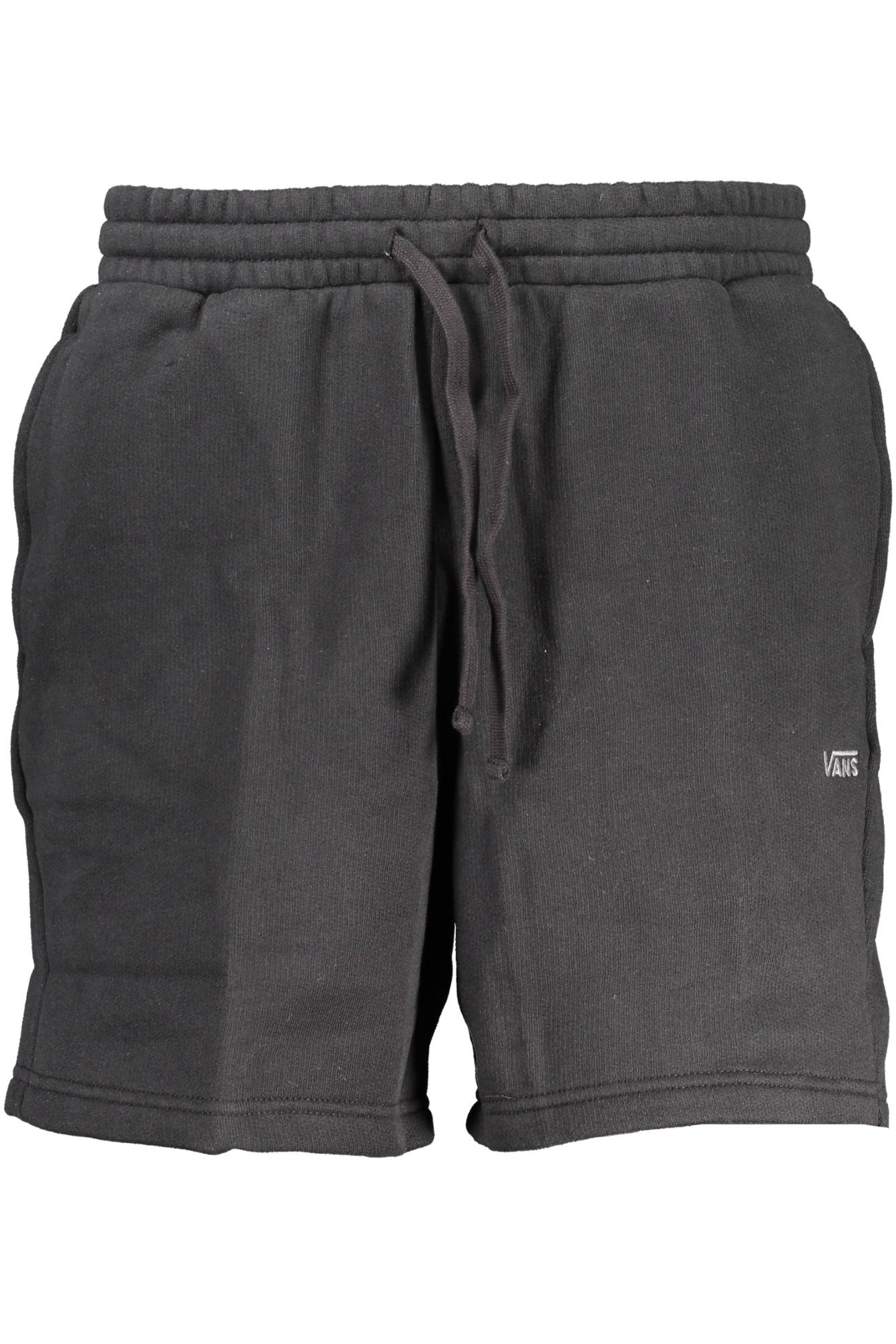 VN0A4POE_NERO_BLK – Schwarze Herren-Fleece-Shorts: Sportlich, bequem, mit Logo-Stickerei – Größe: S, M, L, XL – Farbe: Nero