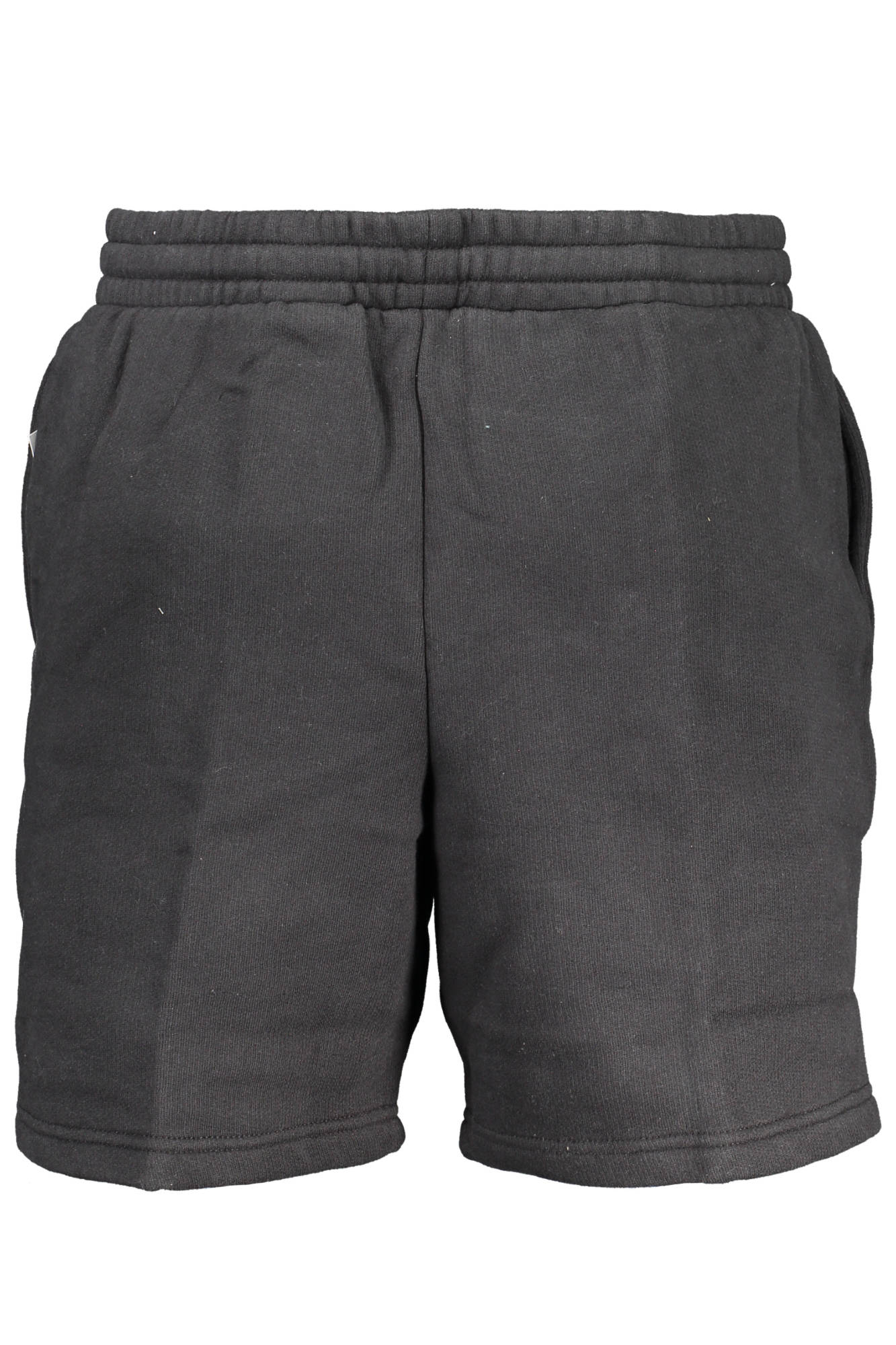 VN0A4POE_NERO_BLK – Schwarze Herren-Fleece-Shorts: Sportlich, bequem, mit Logo-Stickerei – Größe: S, M, L, XL – Farbe: Nero