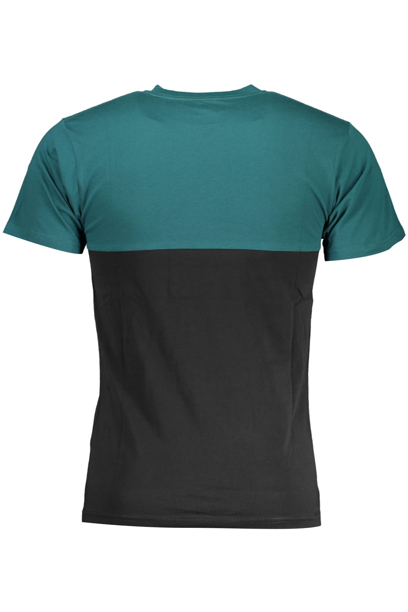 VN0A3CZD_VERDE_EHU – Grünes Herren Kurzarm T-Shirt mit Print und Kontrastdetails – Größe: XS, S – Farbe: Verde
