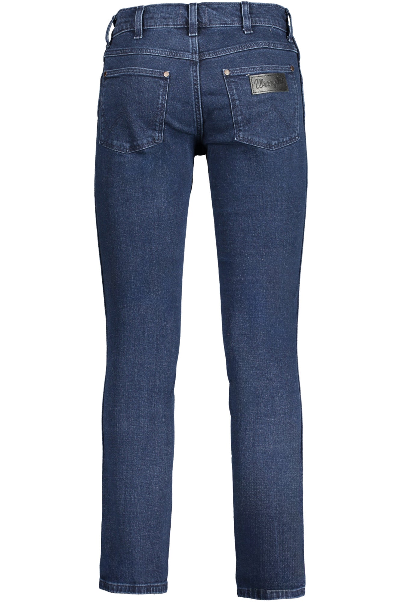 112355_BL023 – Slim Tapered Herrenjeans in Blau mit 5 Taschen und Logo – Größe: 30L32, 31L32, 32L32, 33L32, 34L32, 36L32, 38L32 – Farbe: Blu