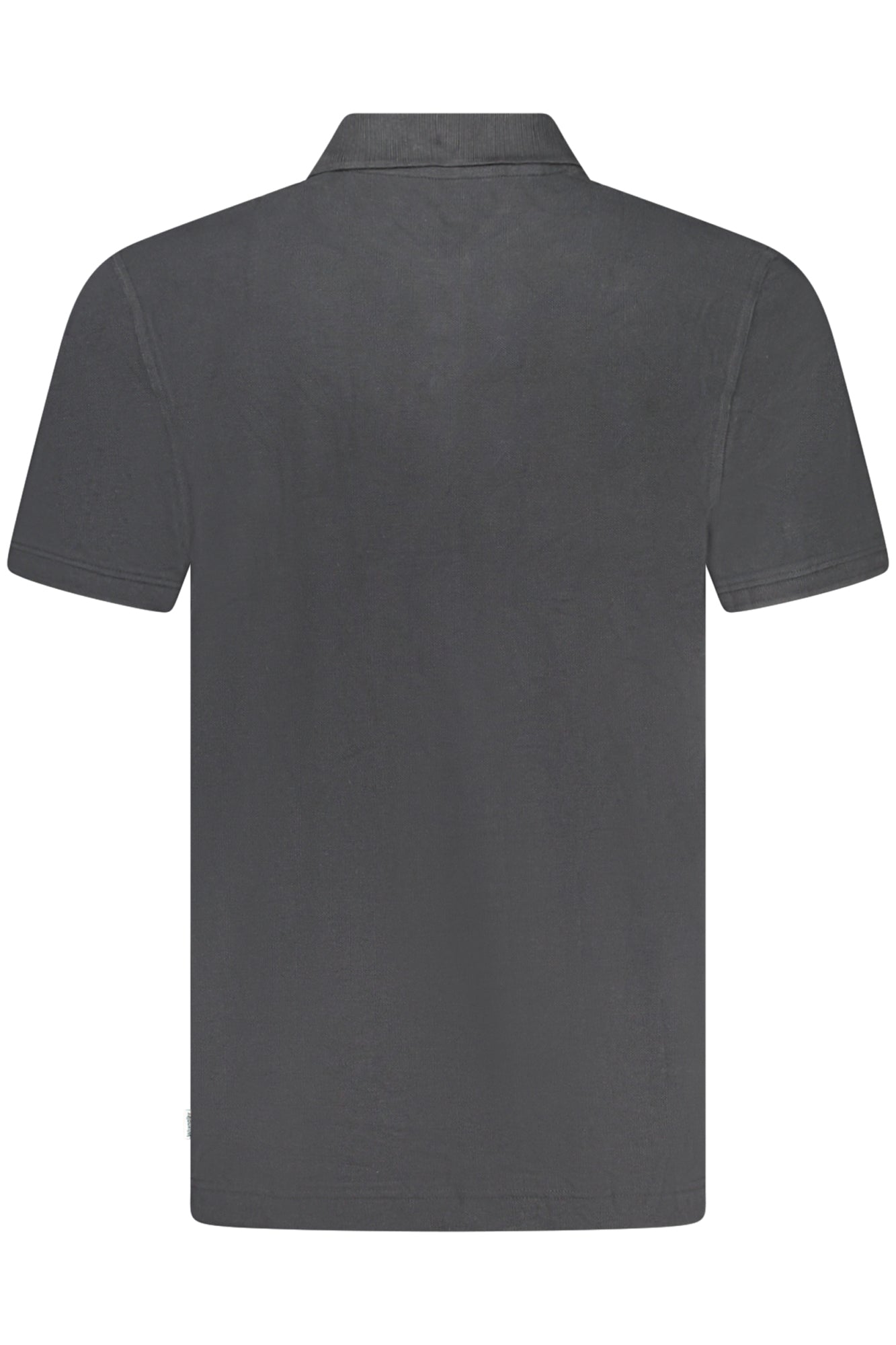 112365465_NEBLACK – Elegantes Kurzarm-Poloshirt für Herren in Schwarz mit Logoapplikation – Größe: S, M, L, XL, 2XL – Farbe: Nero